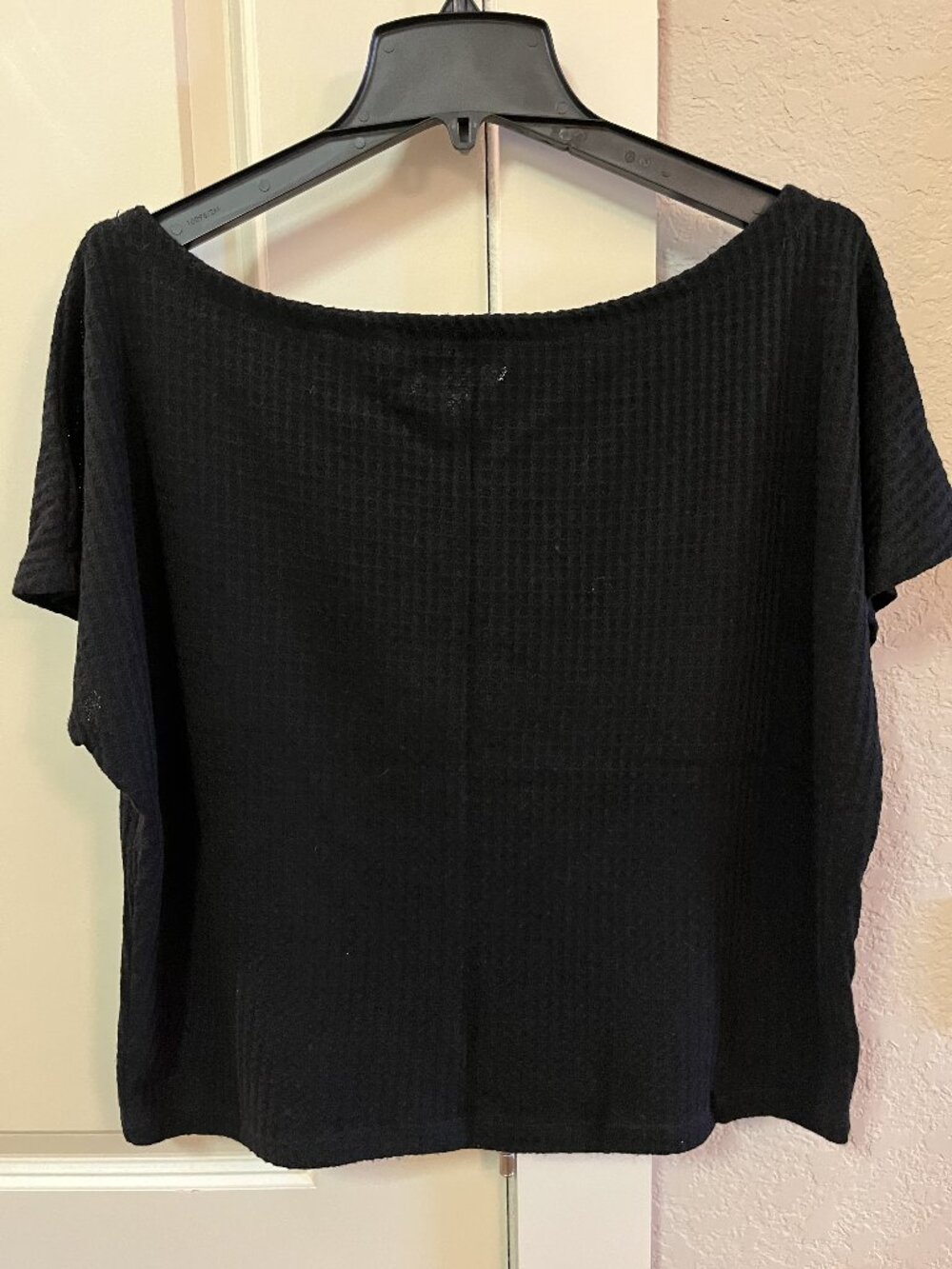 Express One Eleven Women's Black Boatneck Fashion Top Shirt